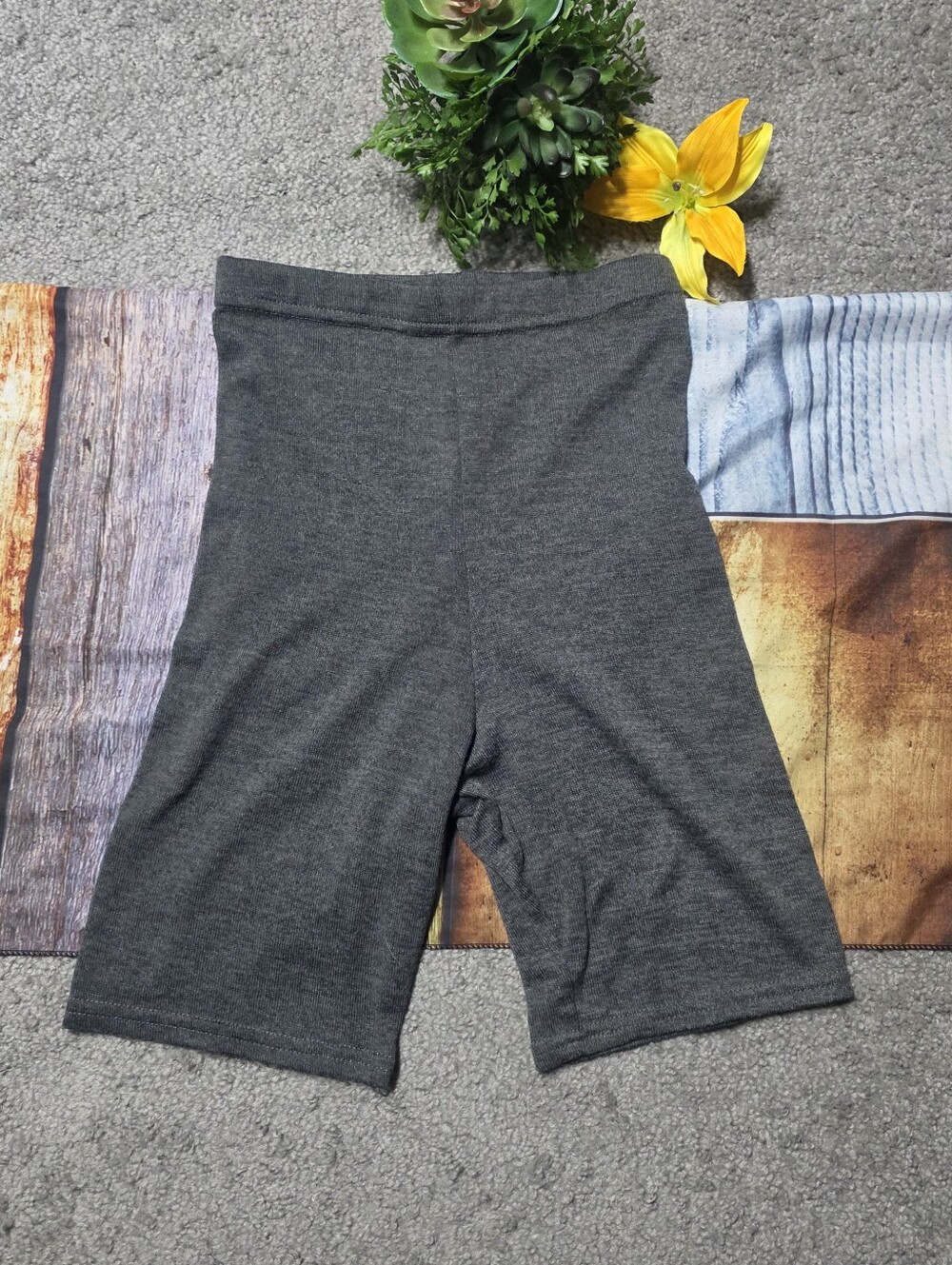 Pretty Little Thing Tight Olive Green Bike Style Shorts Size 0